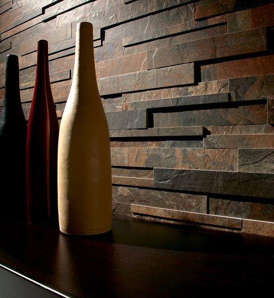 сланец в интерьере