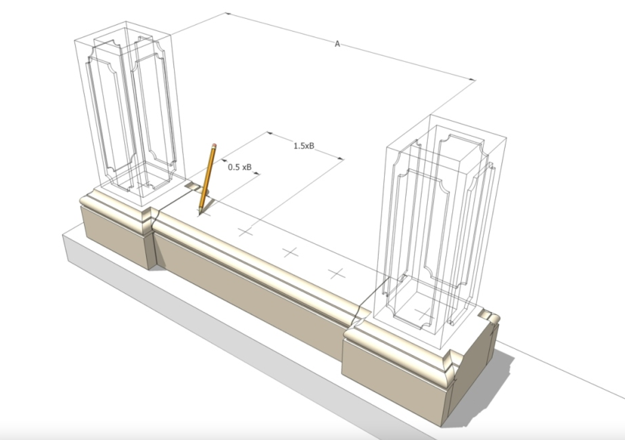 монтаж балясин